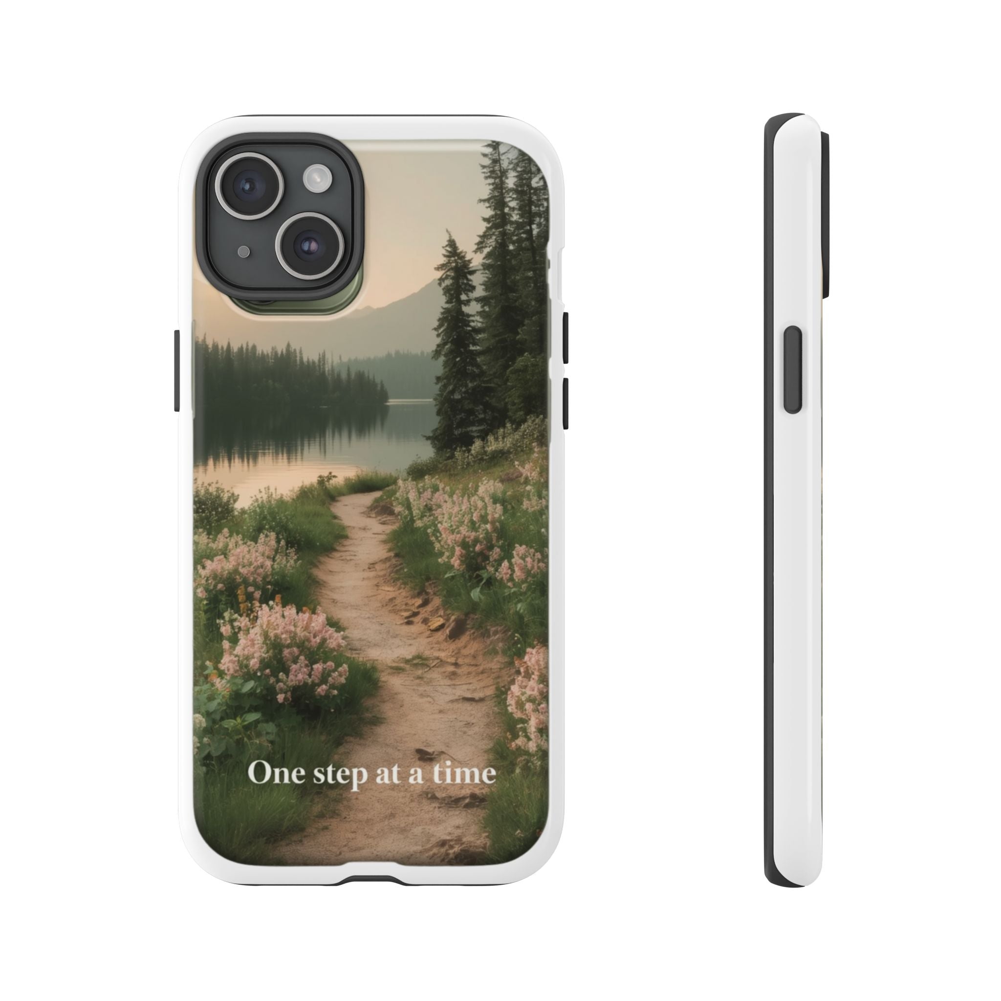 Phone Case — 'One Step at a Time' Scenic Trail Protective Case