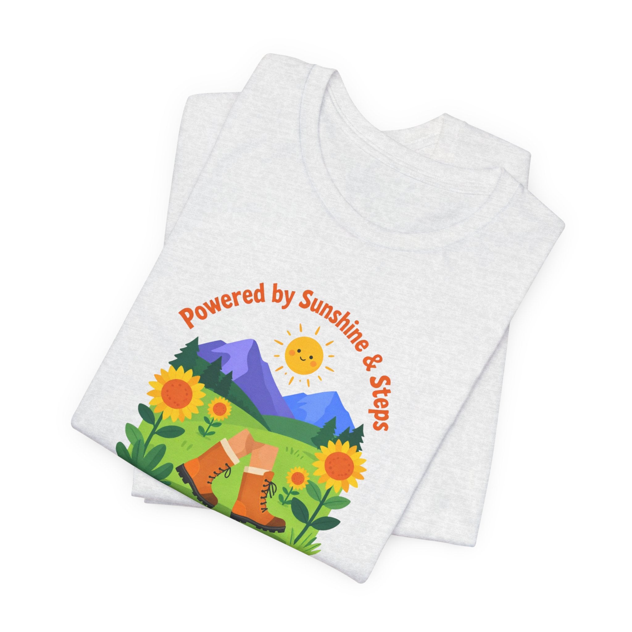 Sunshine & Soil T‑Shirt — Powered by Sunshine & Soil Floral Mountain Tee
