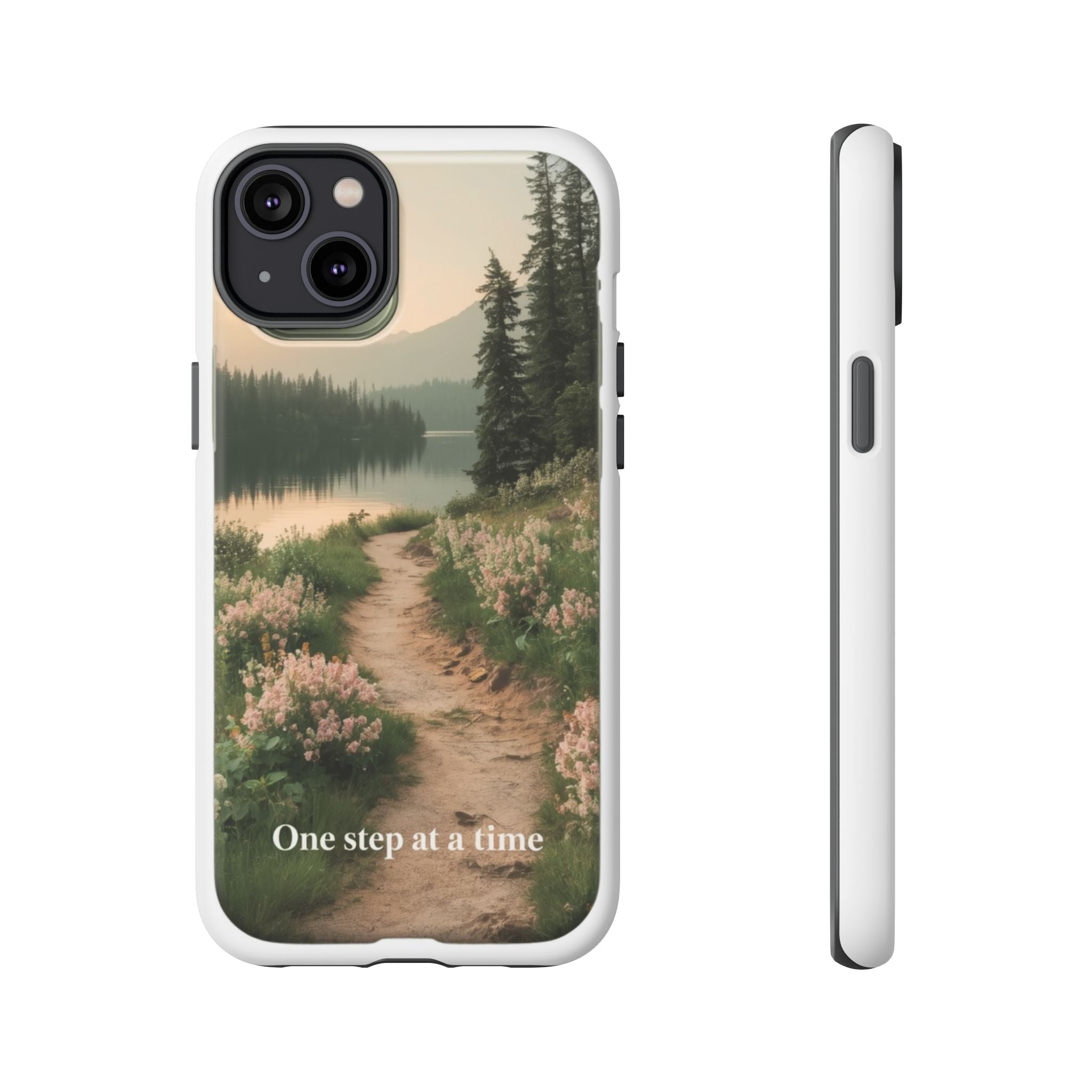 Phone Case — 'One Step at a Time' Scenic Trail Protective Case