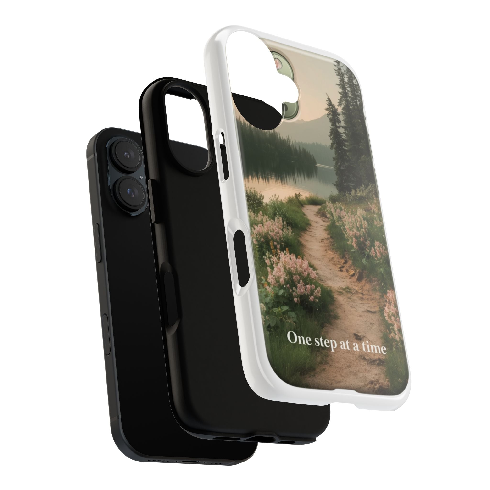 Phone Case — 'One Step at a Time' Scenic Trail Protective Case