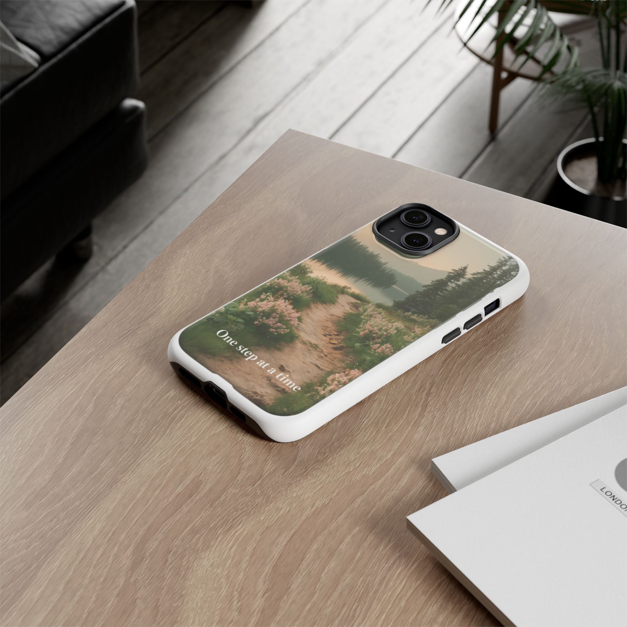 Phone Case — 'One Step at a Time' Scenic Trail Protective Case