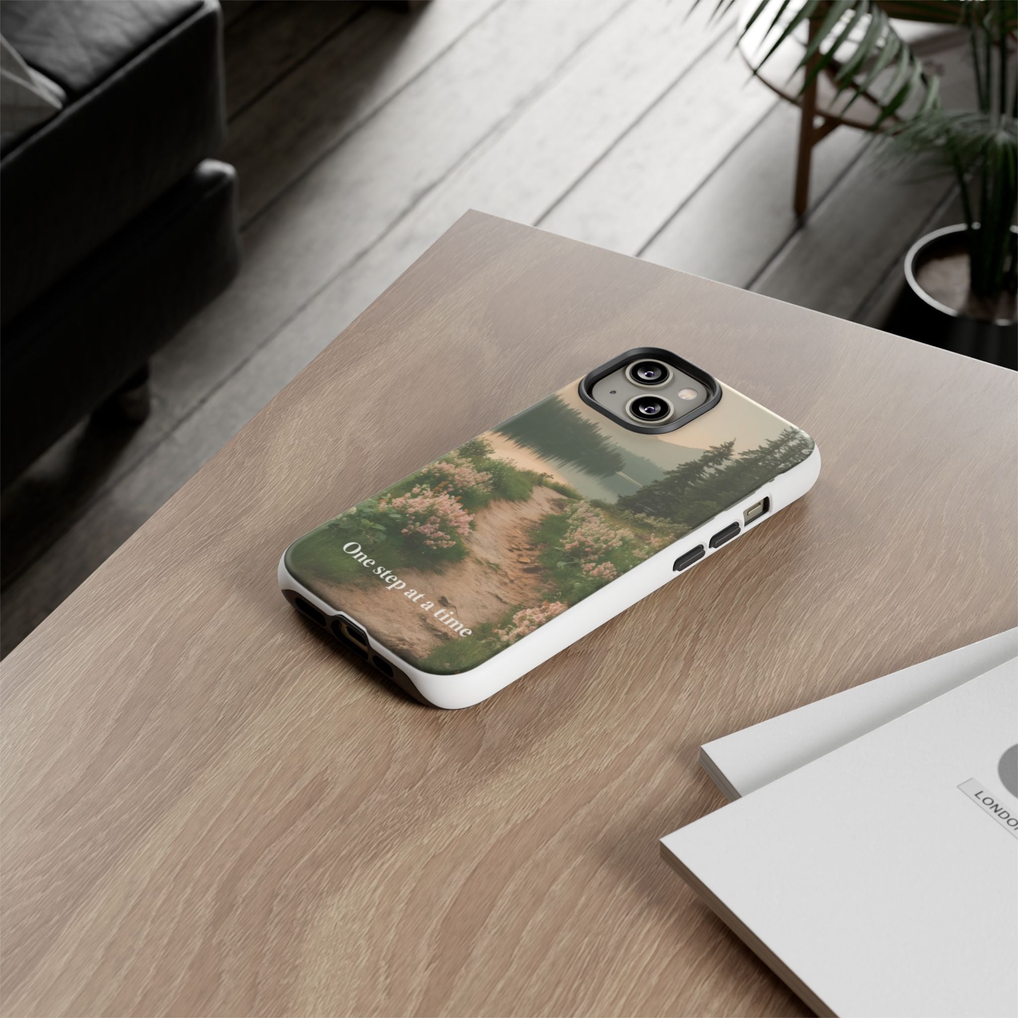 Phone Case — 'One Step at a Time' Scenic Trail Protective Case