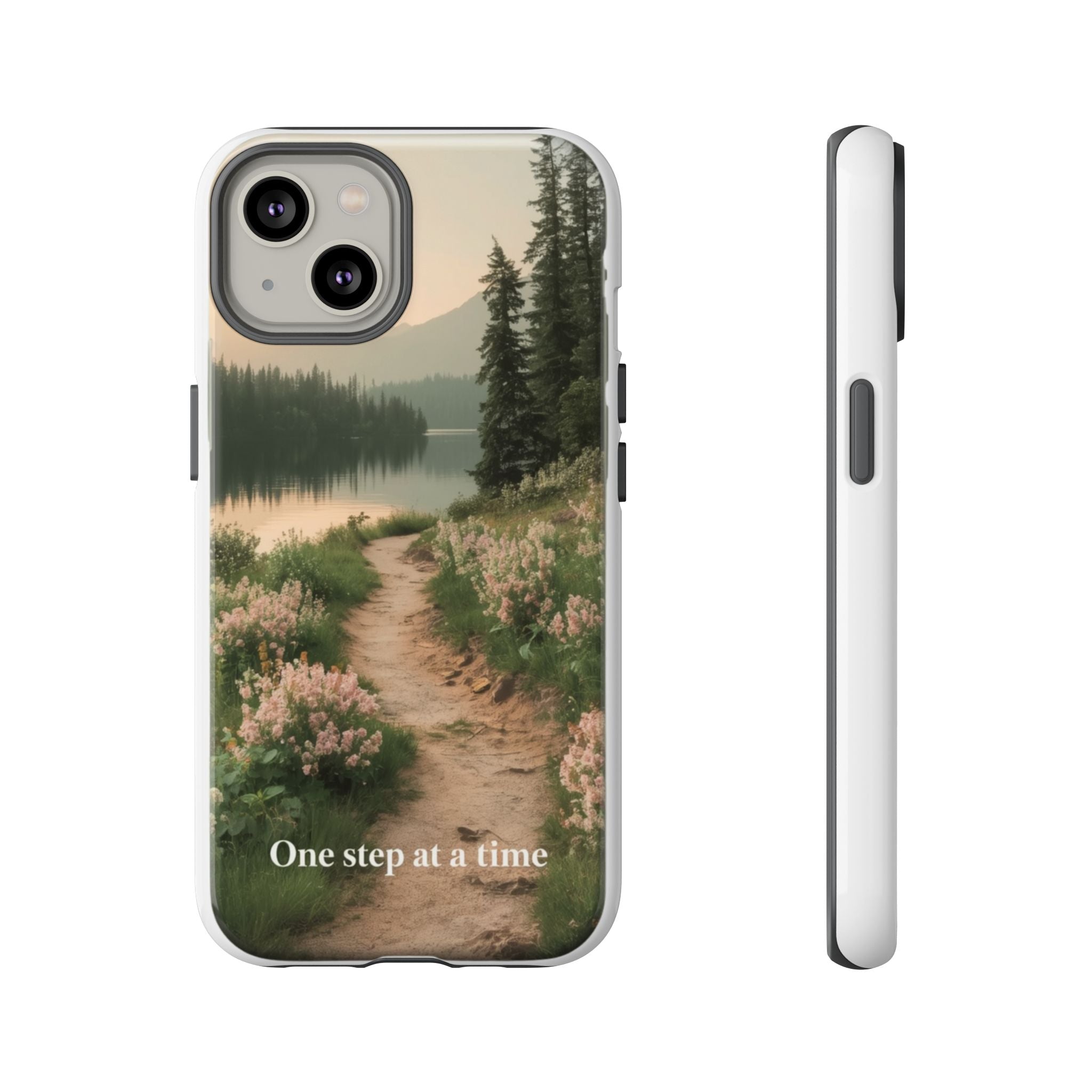 Phone Case — 'One Step at a Time' Scenic Trail Protective Case