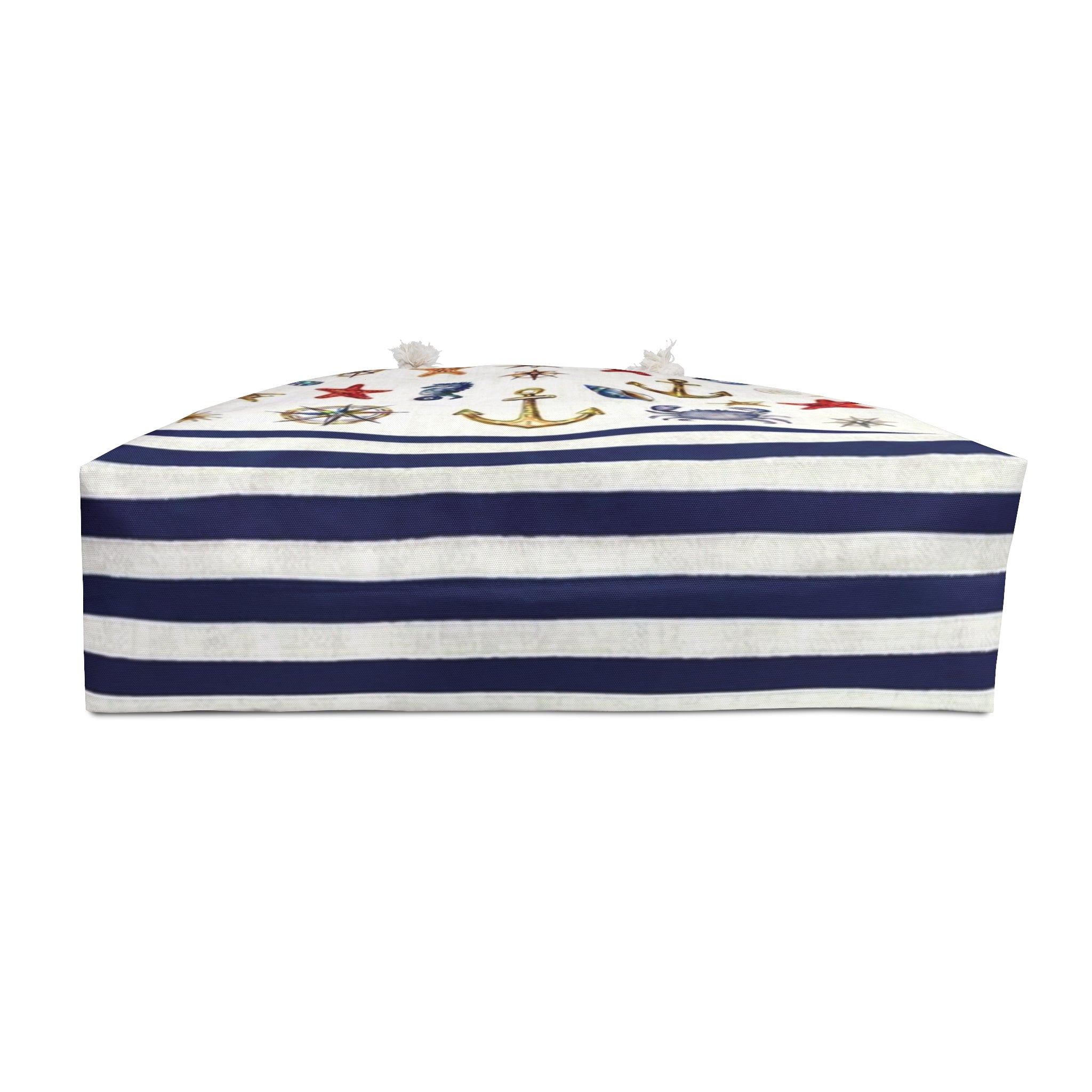 Nautical Weekender Bag – Sea Anchor, Starfish & Shell Travel Tote