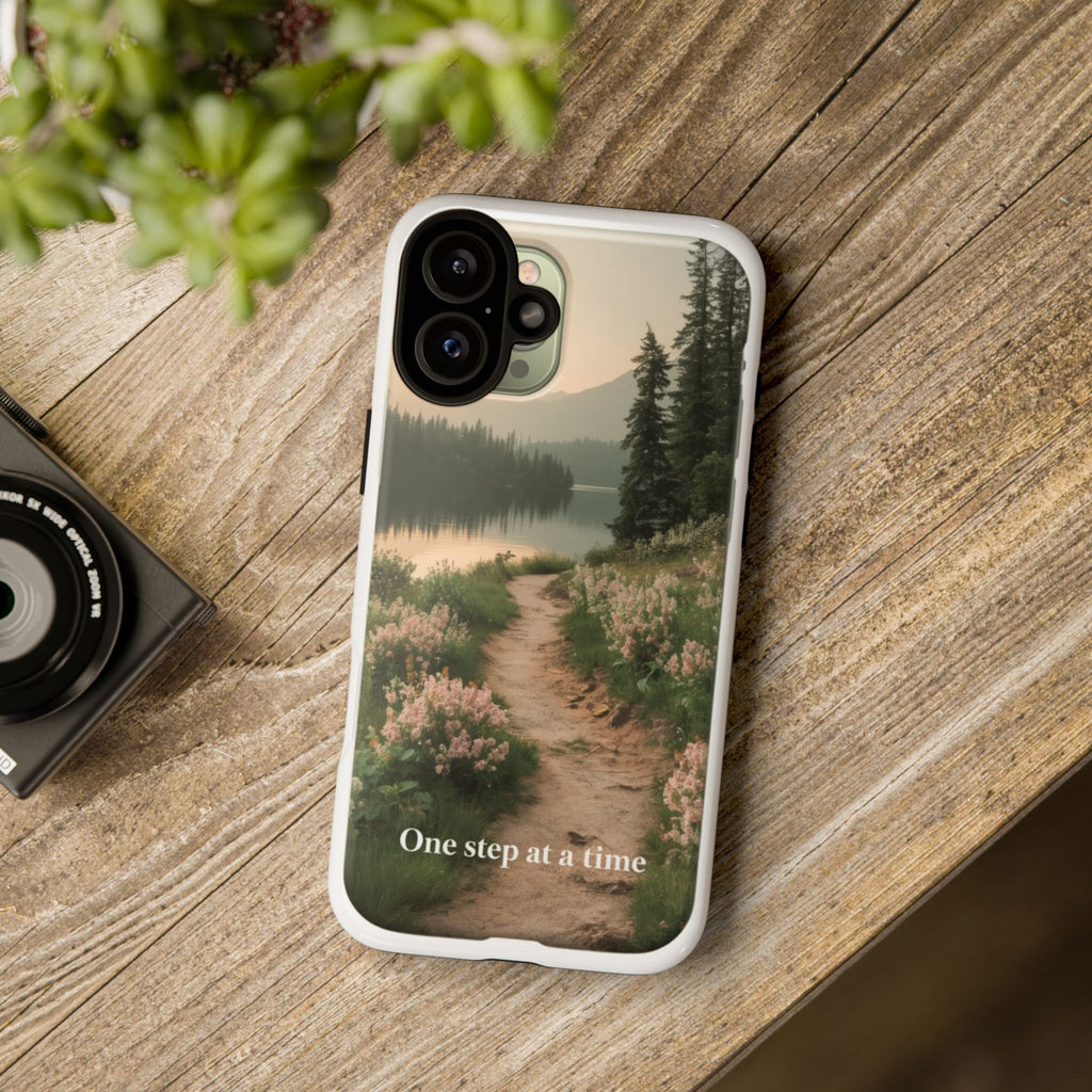 Phone Case — 'One Step at a Time' Scenic Trail Protective Case