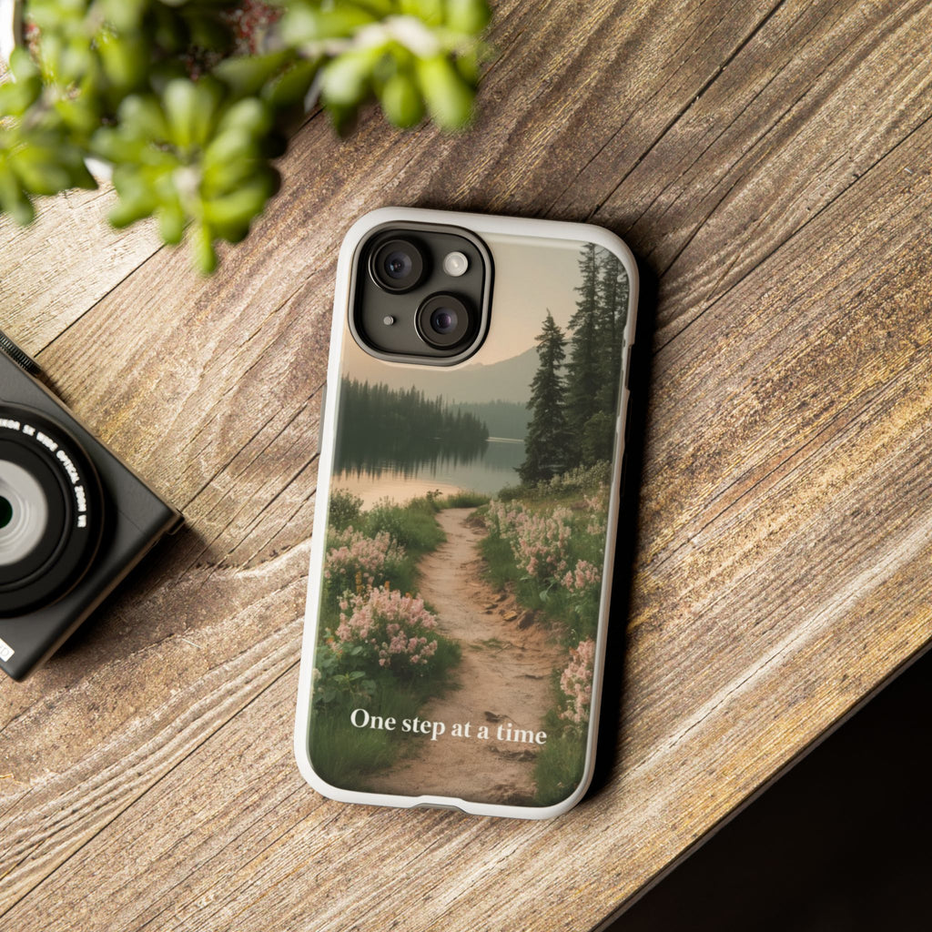 Phone Case — 'One Step at a Time' Scenic Trail Protective Case