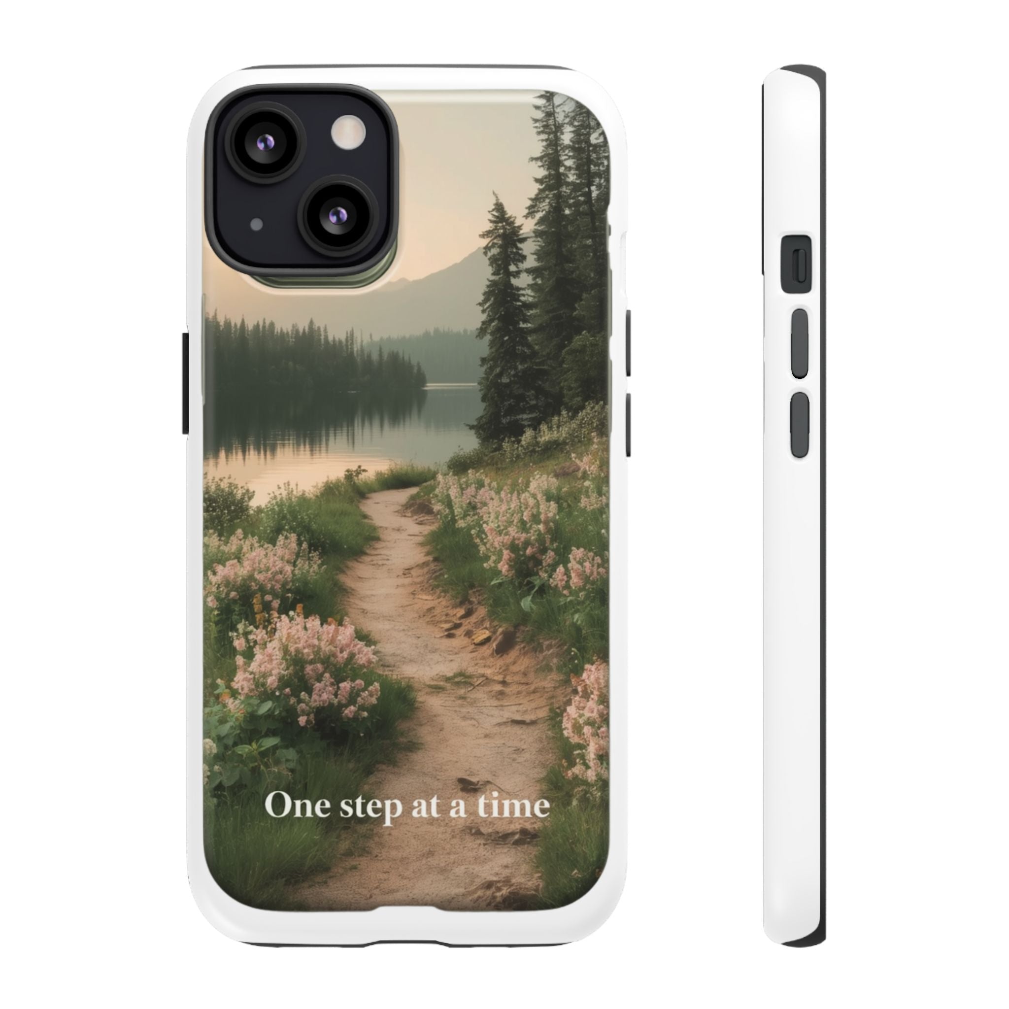 Phone Case — 'One Step at a Time' Scenic Trail Protective Case