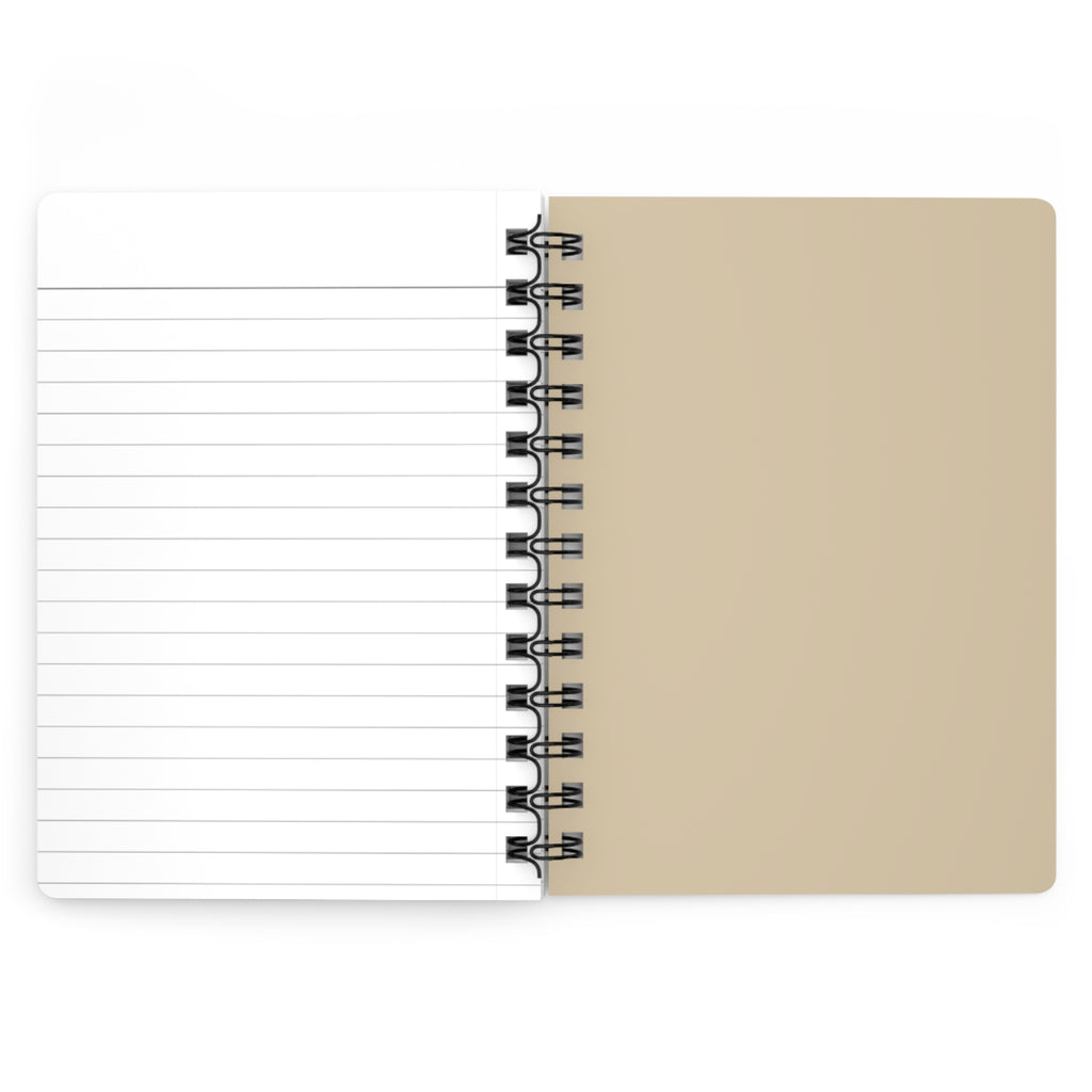 Dog Lover Spiral Journal — "I Walk With My Dog Side By Side" Nature Notebook