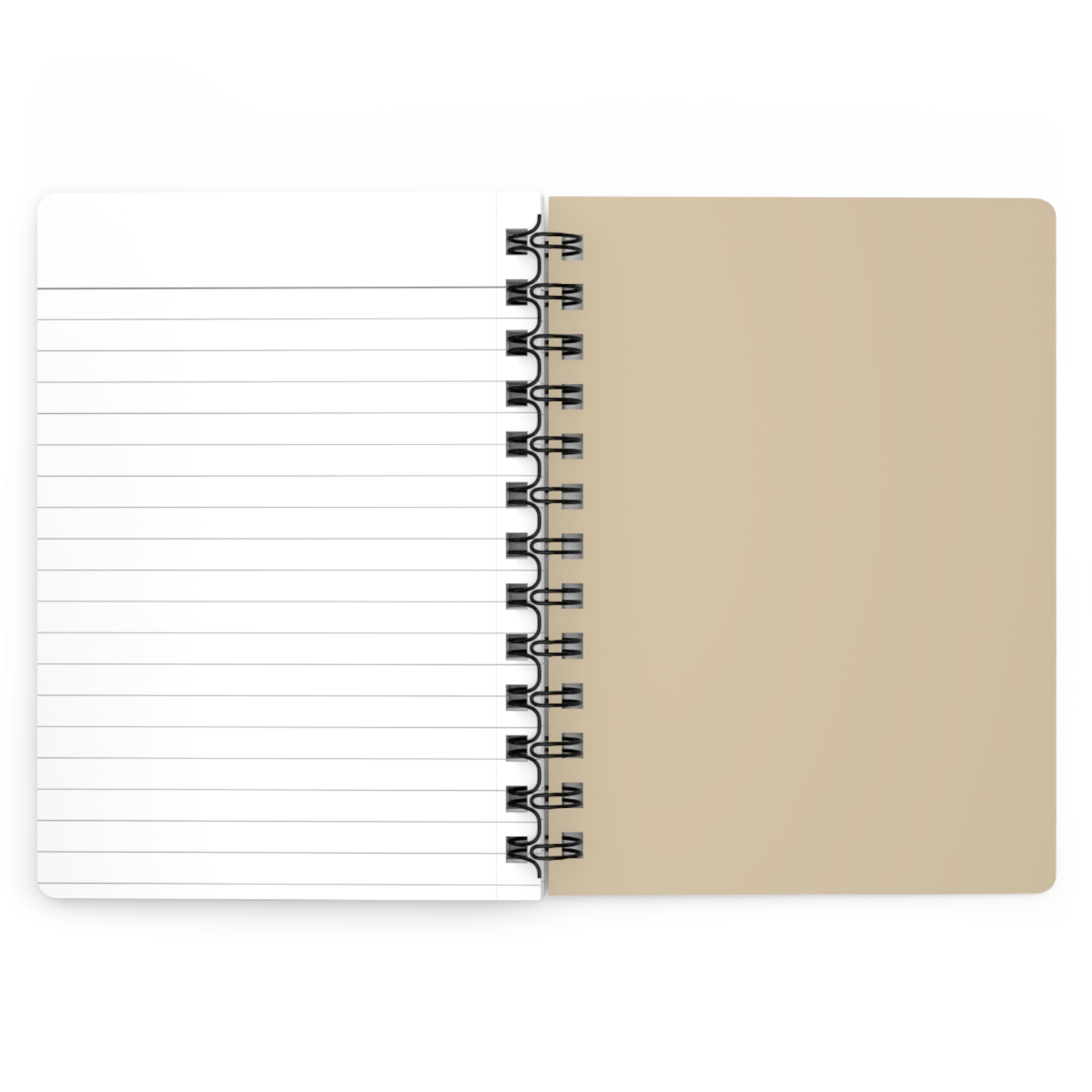 Dog Lover Spiral Journal — "I Walk With My Dog Side By Side" Nature Notebook