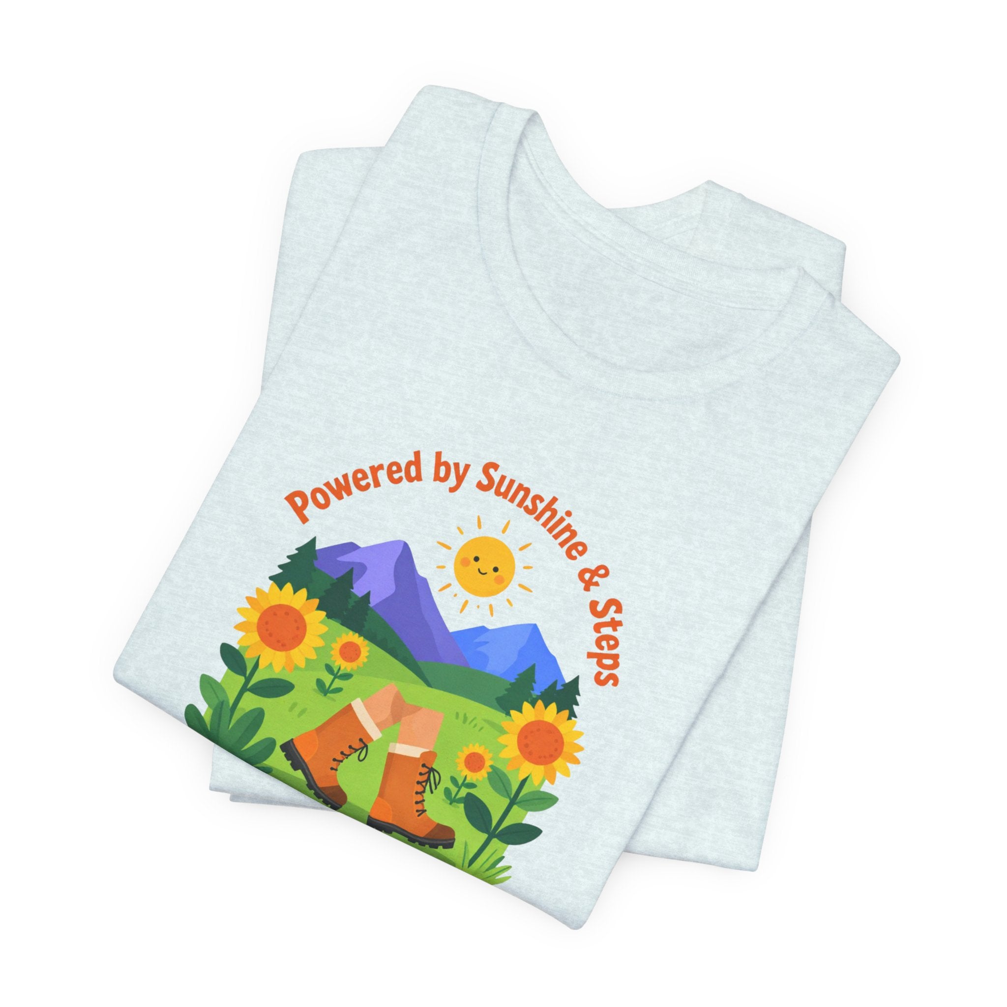 Sunshine & Soil T‑Shirt — Powered by Sunshine & Soil Floral Mountain Tee