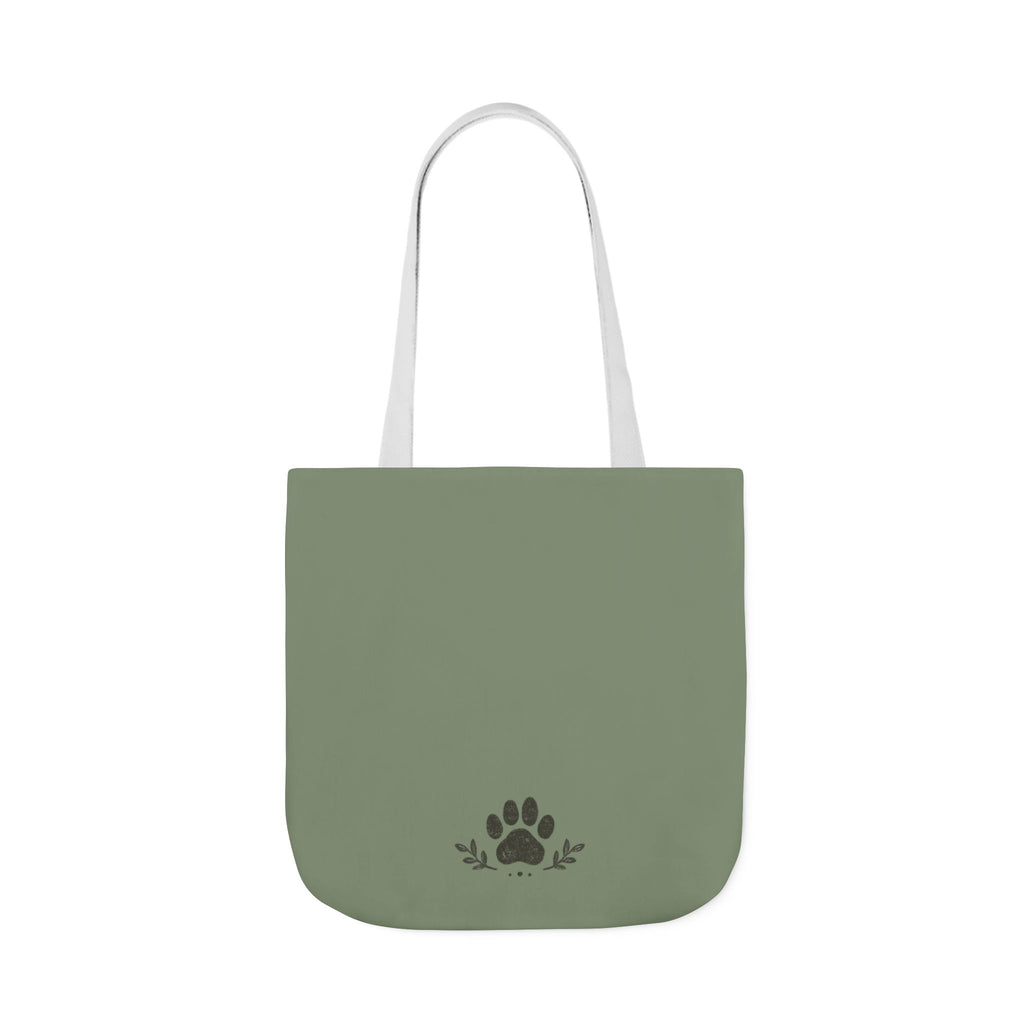 Walk With My Dog Canvas Tote – "Side by Side" Outdoor Adventure Dog Lover Bag