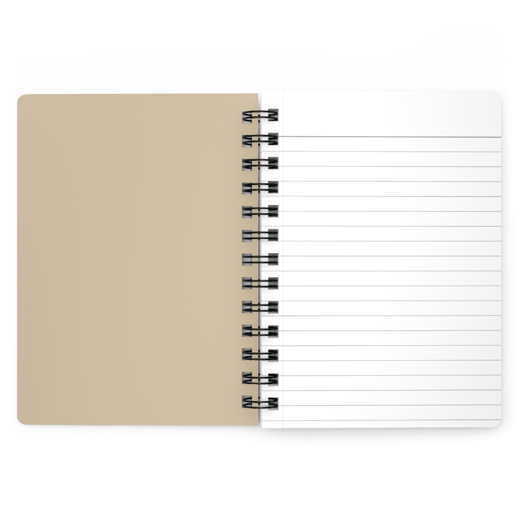 Dog Lover Spiral Journal — "I Walk With My Dog Side By Side" Nature Notebook