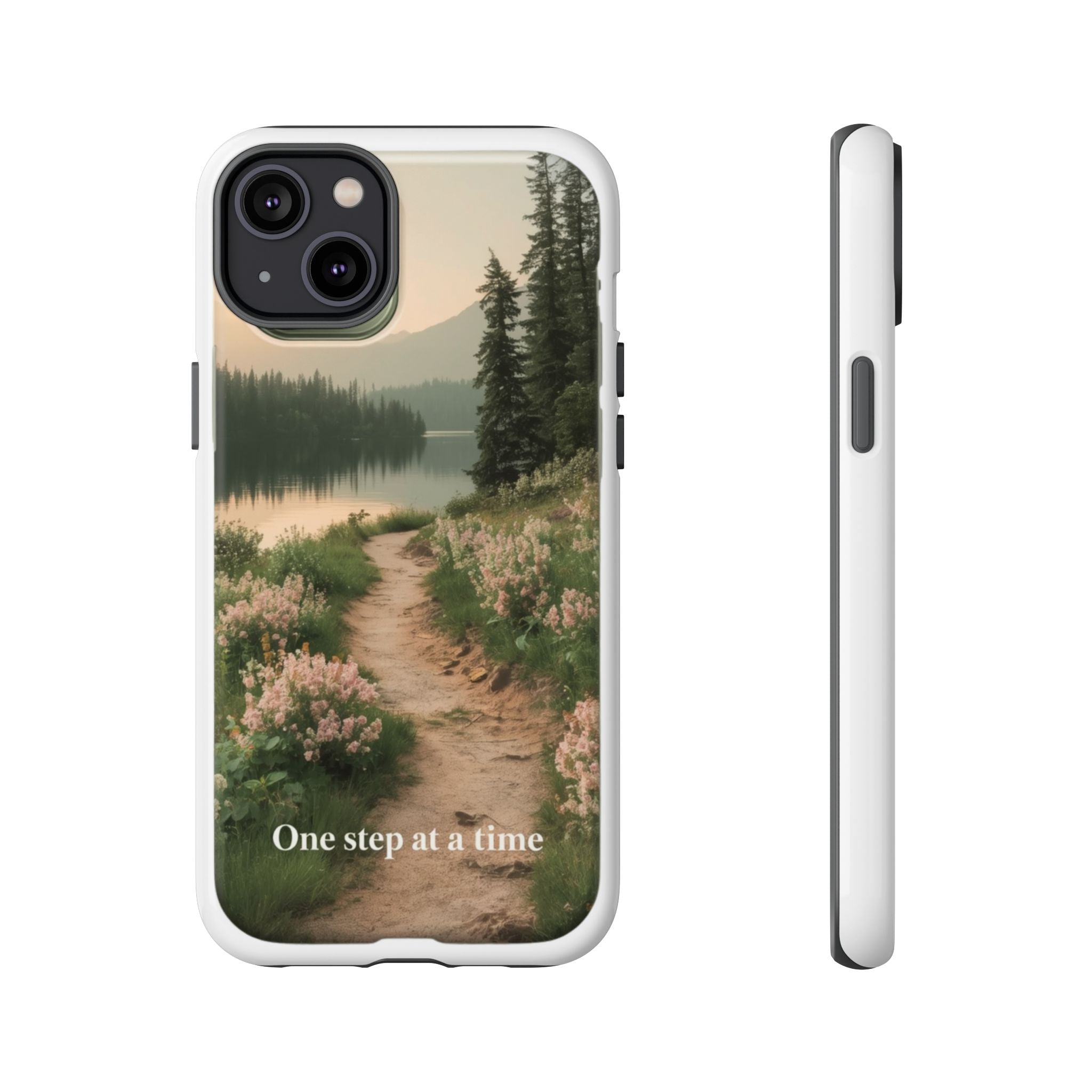 Phone Case — 'One Step at a Time' Scenic Trail Protective Case