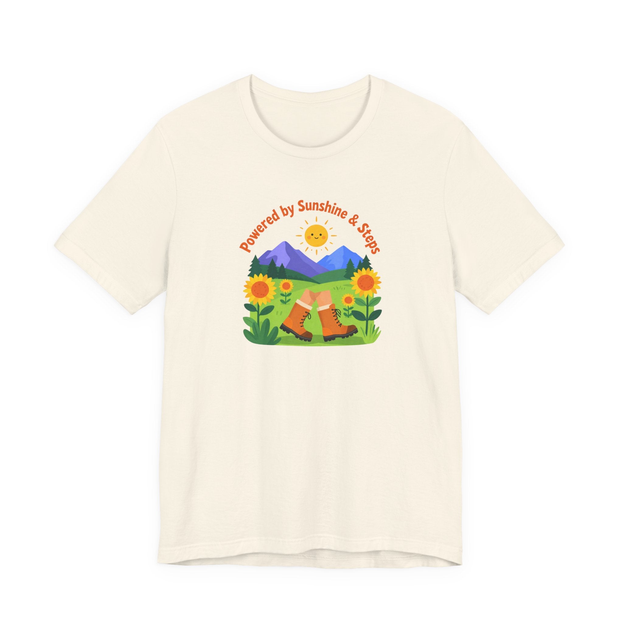 Sunshine & Soil T‑Shirt — Powered by Sunshine & Soil Floral Mountain Tee