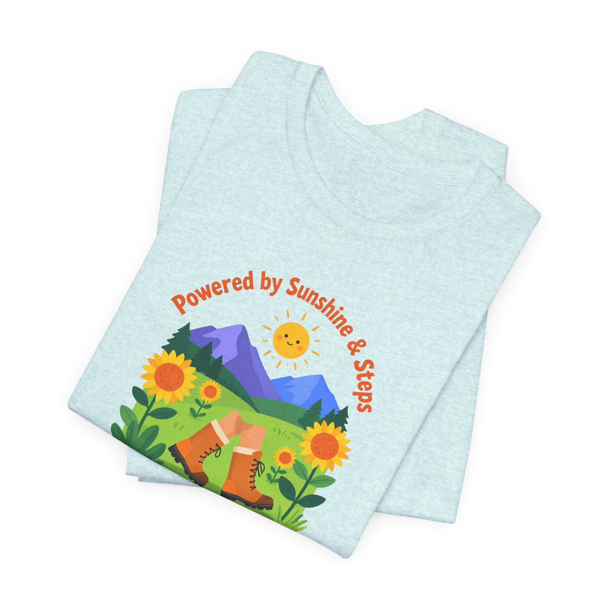 Sunshine & Soil T‑Shirt — Powered by Sunshine & Soil Floral Mountain Tee