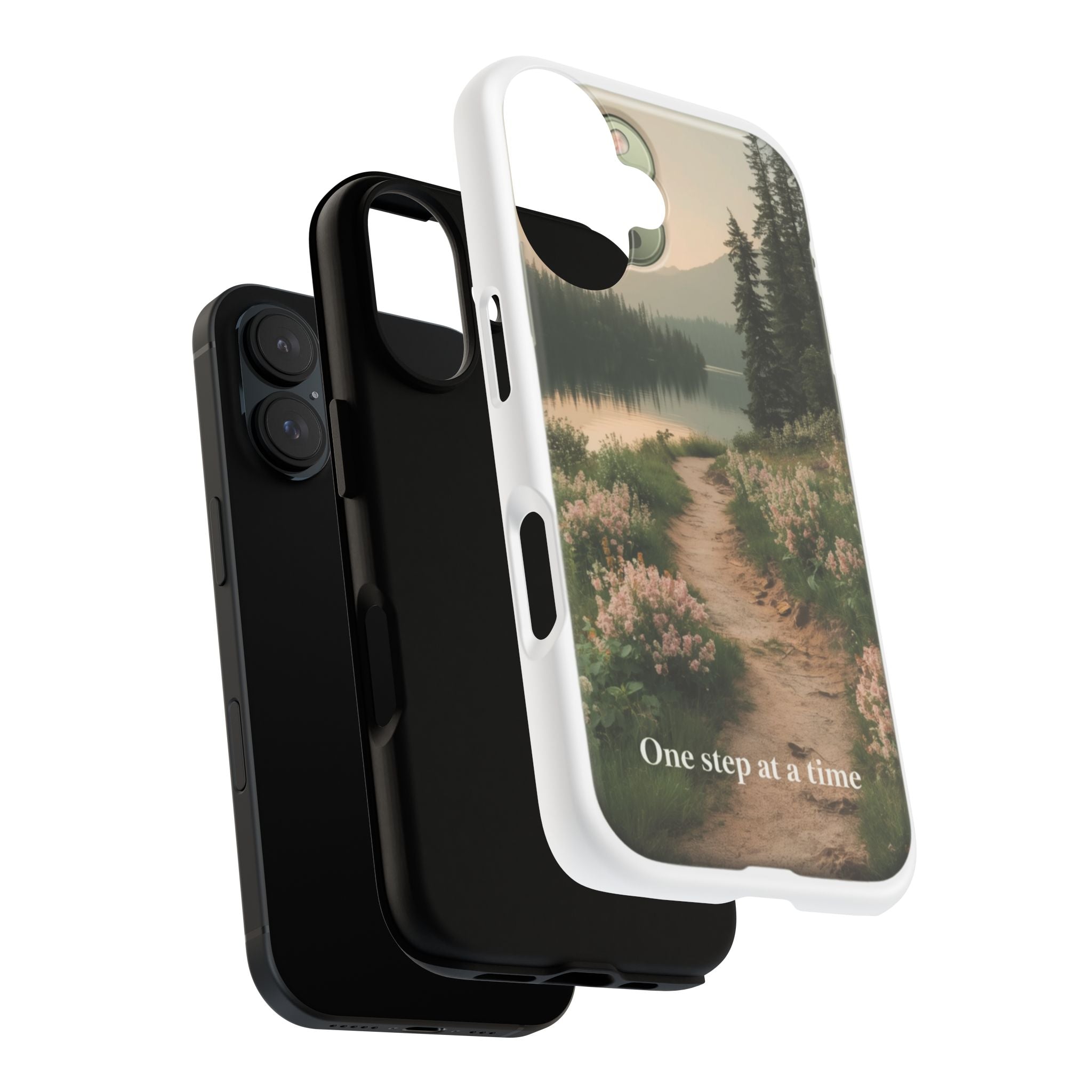 Phone Case — 'One Step at a Time' Scenic Trail Protective Case