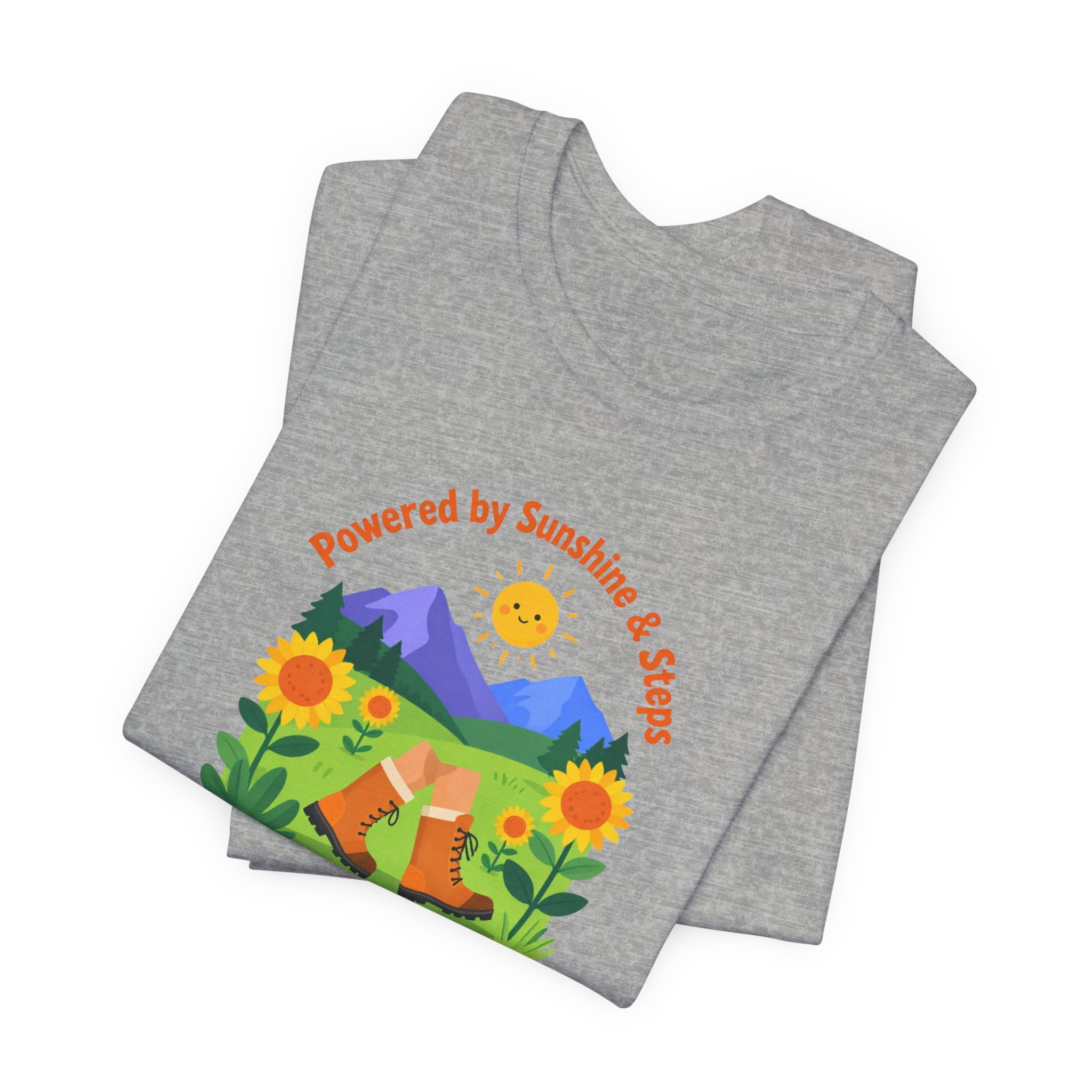 Sunshine & Soil T‑Shirt — Powered by Sunshine & Soil Floral Mountain Tee