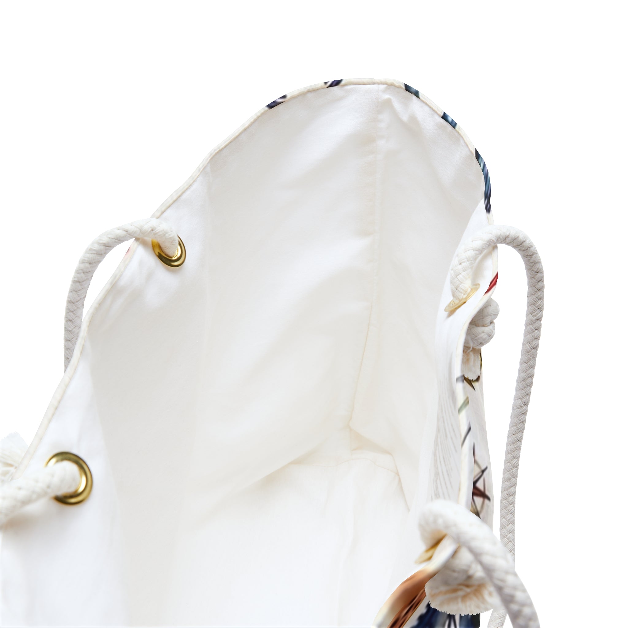 Nautical Weekender Bag – Sea Anchor, Starfish & Shell Travel Tote