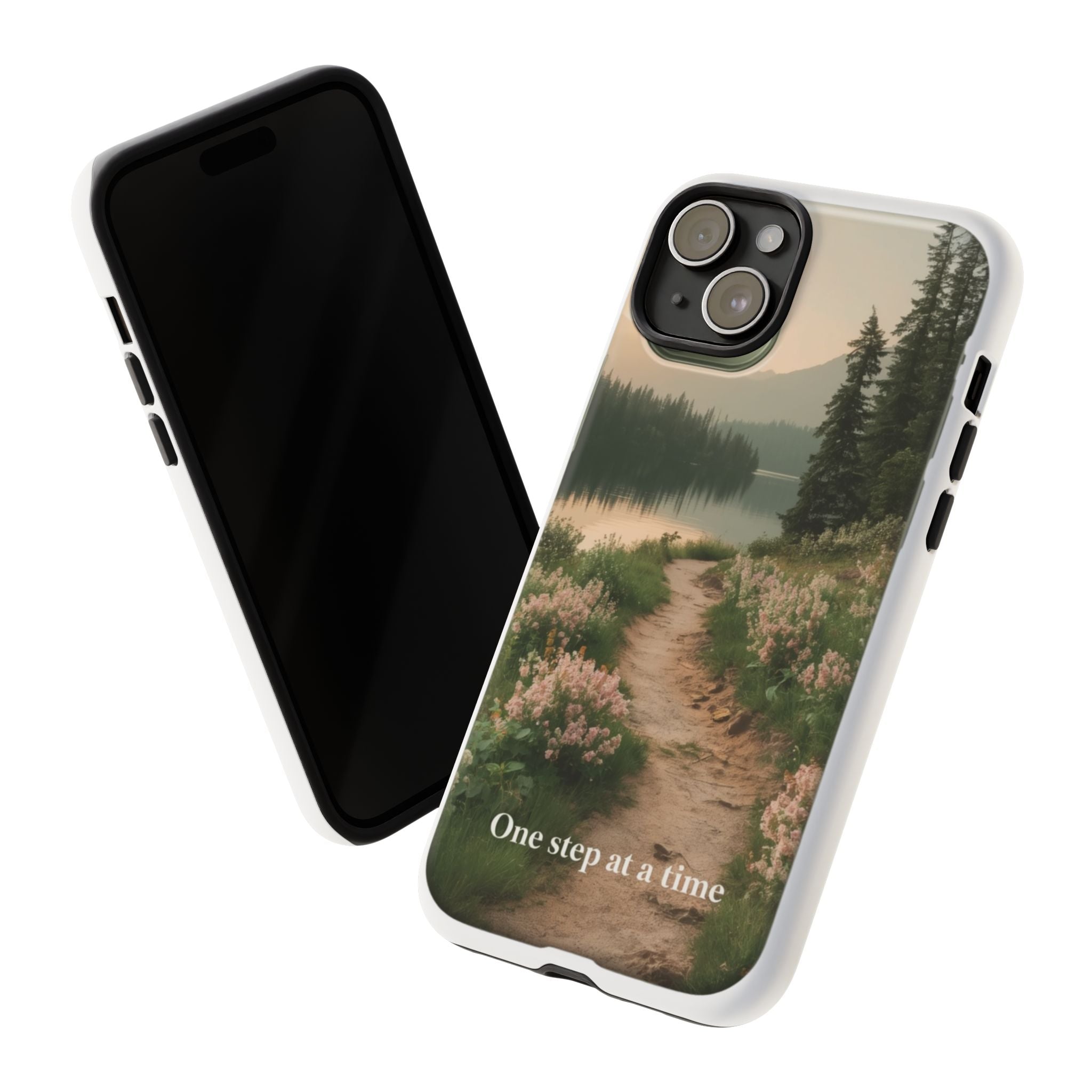 Phone Case — 'One Step at a Time' Scenic Trail Protective Case