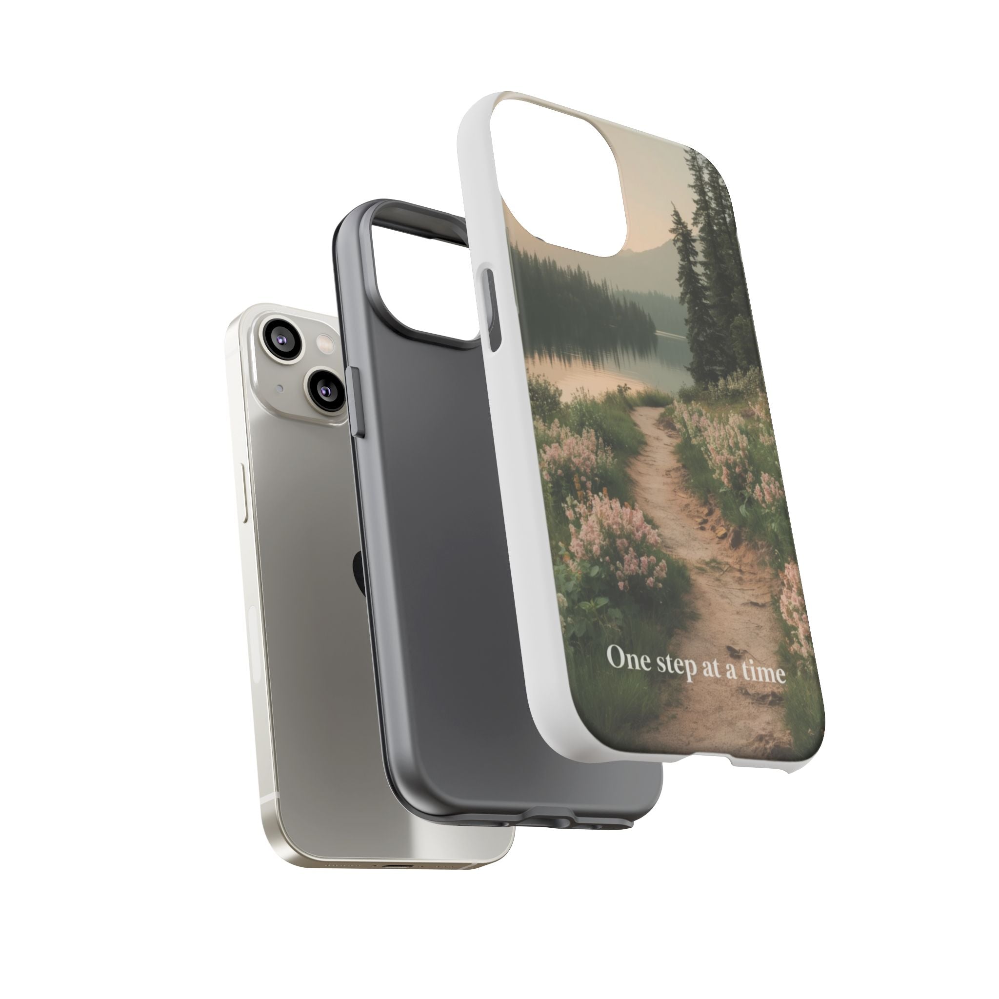 Phone Case — 'One Step at a Time' Scenic Trail Protective Case