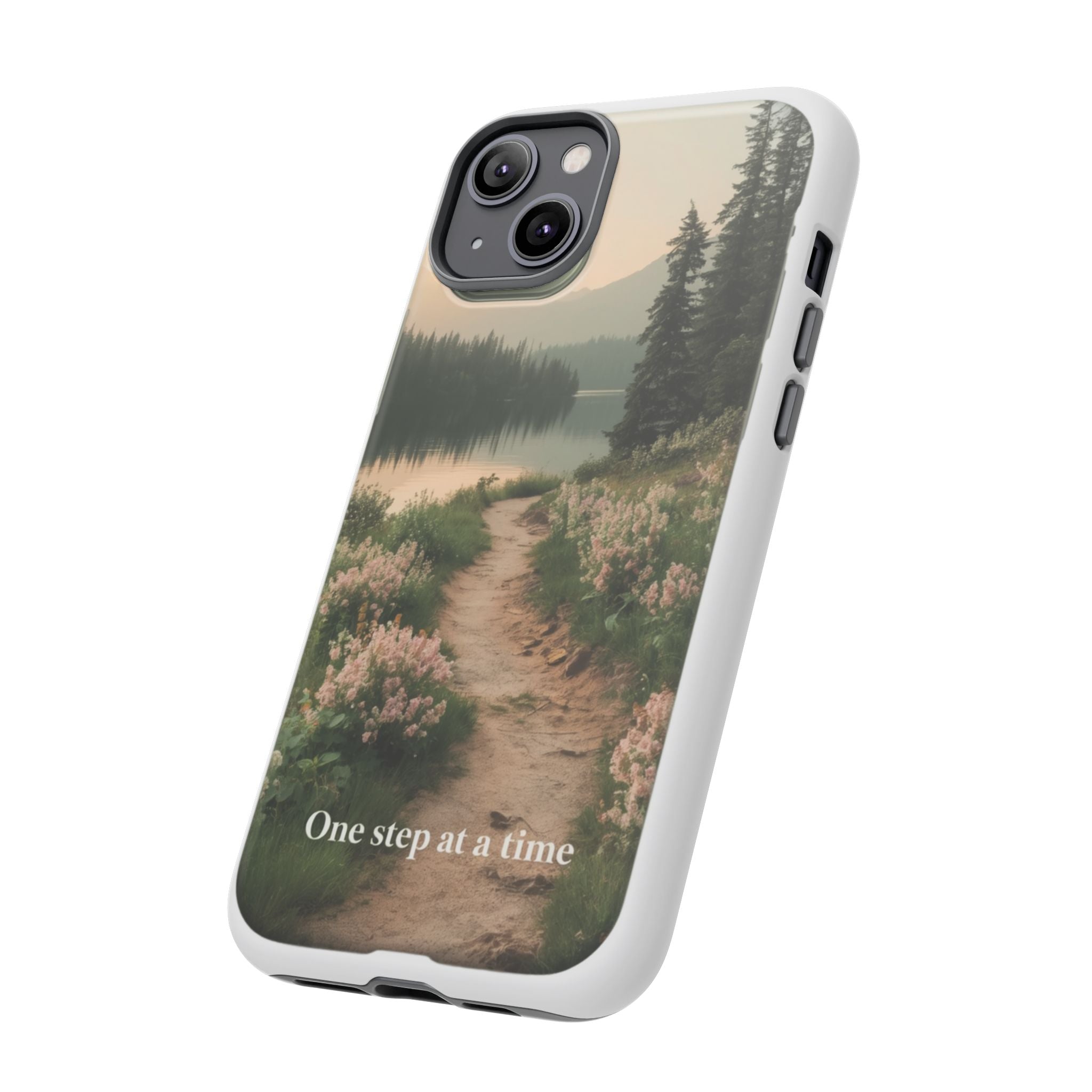 Phone Case — 'One Step at a Time' Scenic Trail Protective Case