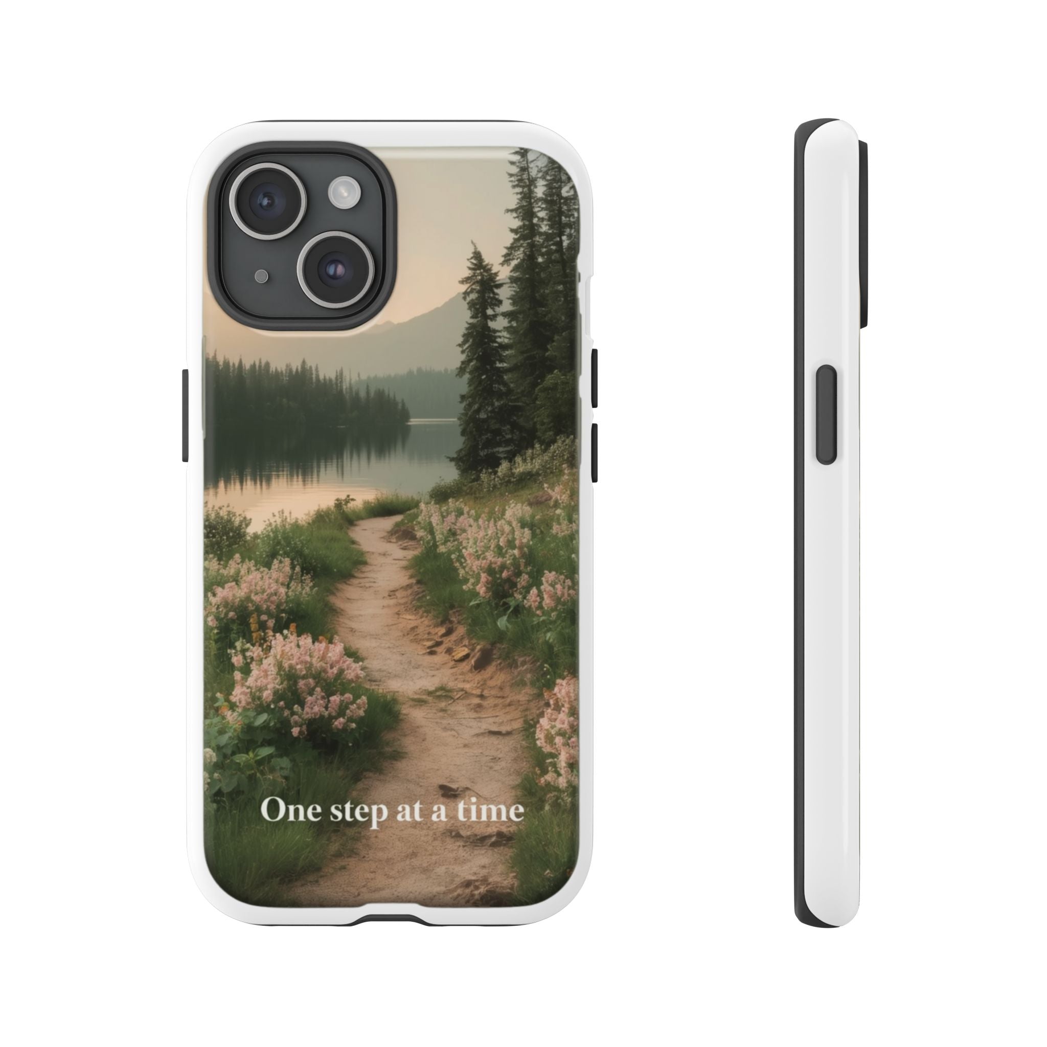 Phone Case — 'One Step at a Time' Scenic Trail Protective Case
