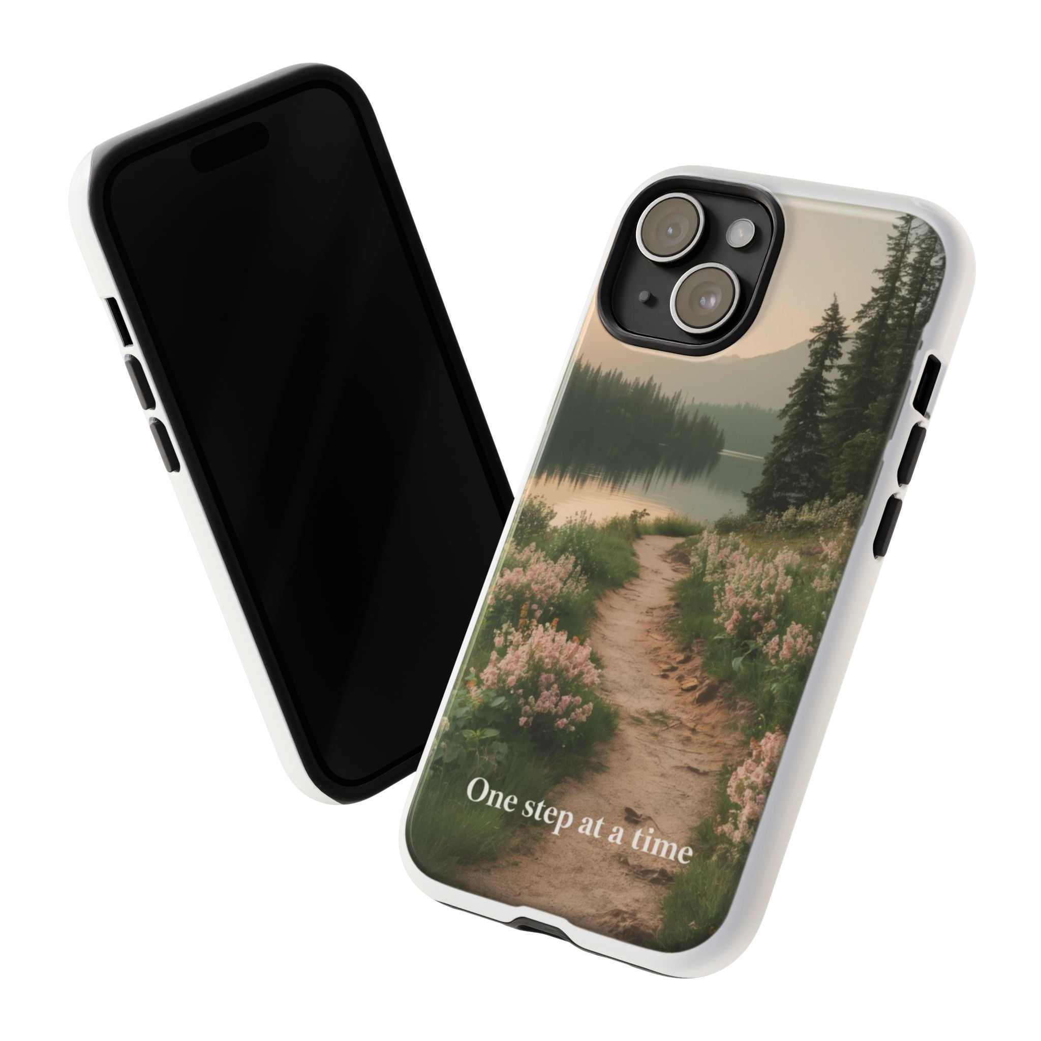Phone Case — 'One Step at a Time' Scenic Trail Protective Case