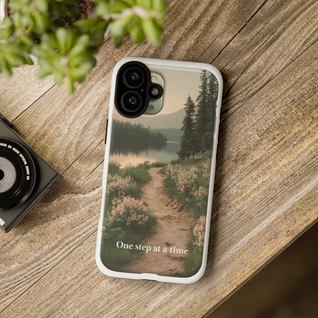 Phone Case — 'One Step at a Time' Scenic Trail Protective Case