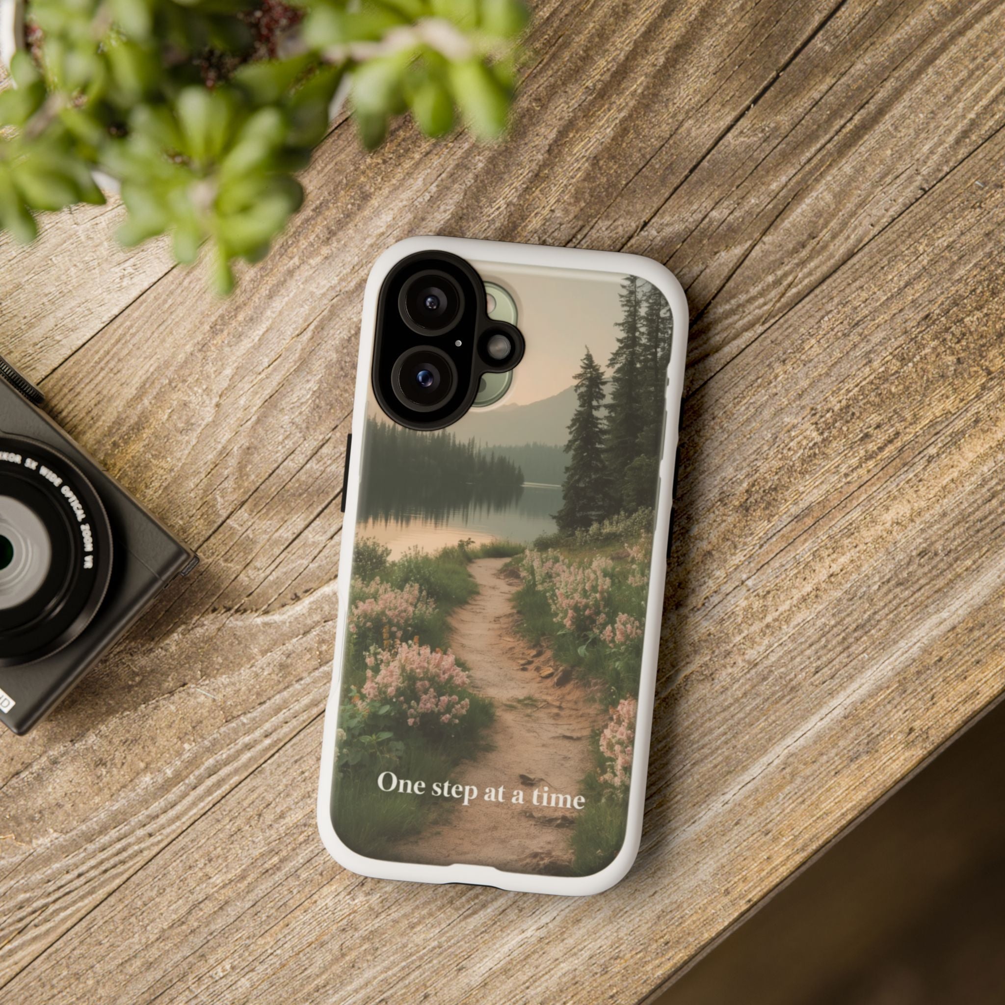 Phone Case — 'One Step at a Time' Scenic Trail Protective Case