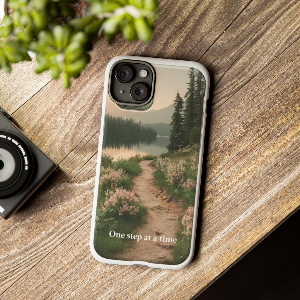 Phone Case — 'One Step at a Time' Scenic Trail Protective Case