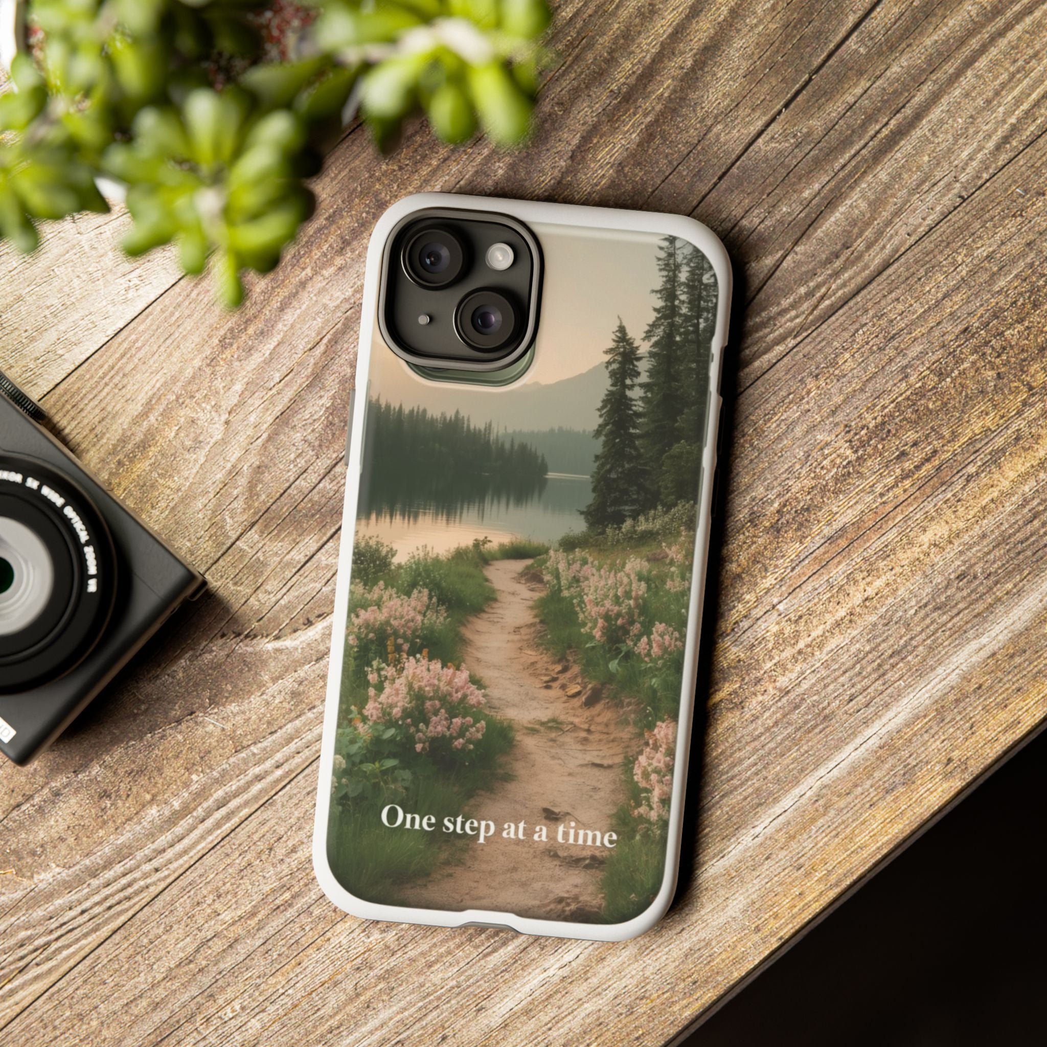 Phone Case — 'One Step at a Time' Scenic Trail Protective Case