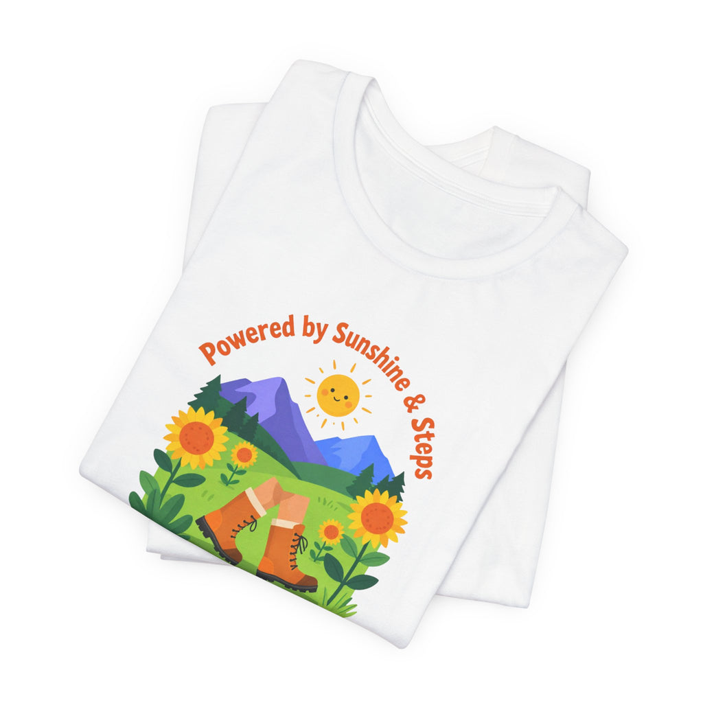 Sunshine & Soil T‑Shirt — Powered by Sunshine & Soil Floral Mountain Tee