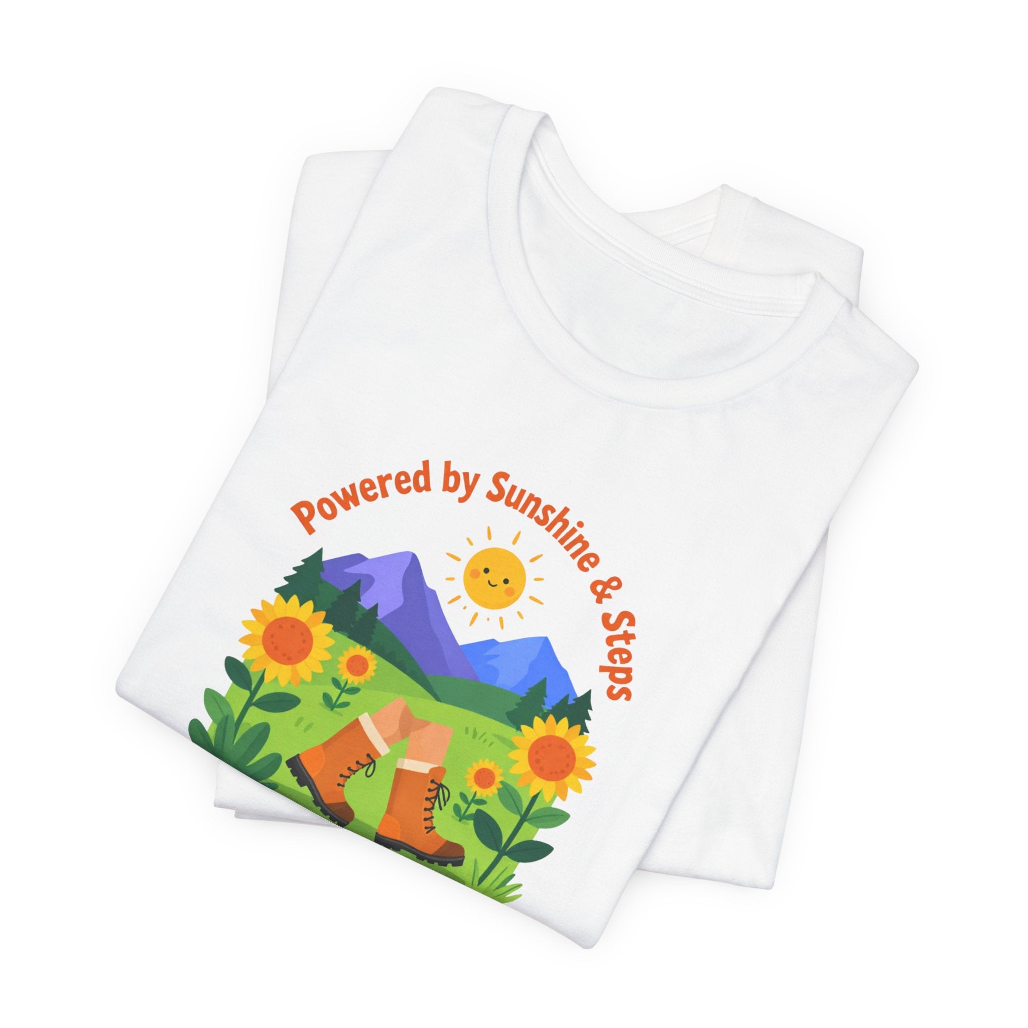 Sunshine & Soil T‑Shirt — Powered by Sunshine & Soil Floral Mountain Tee