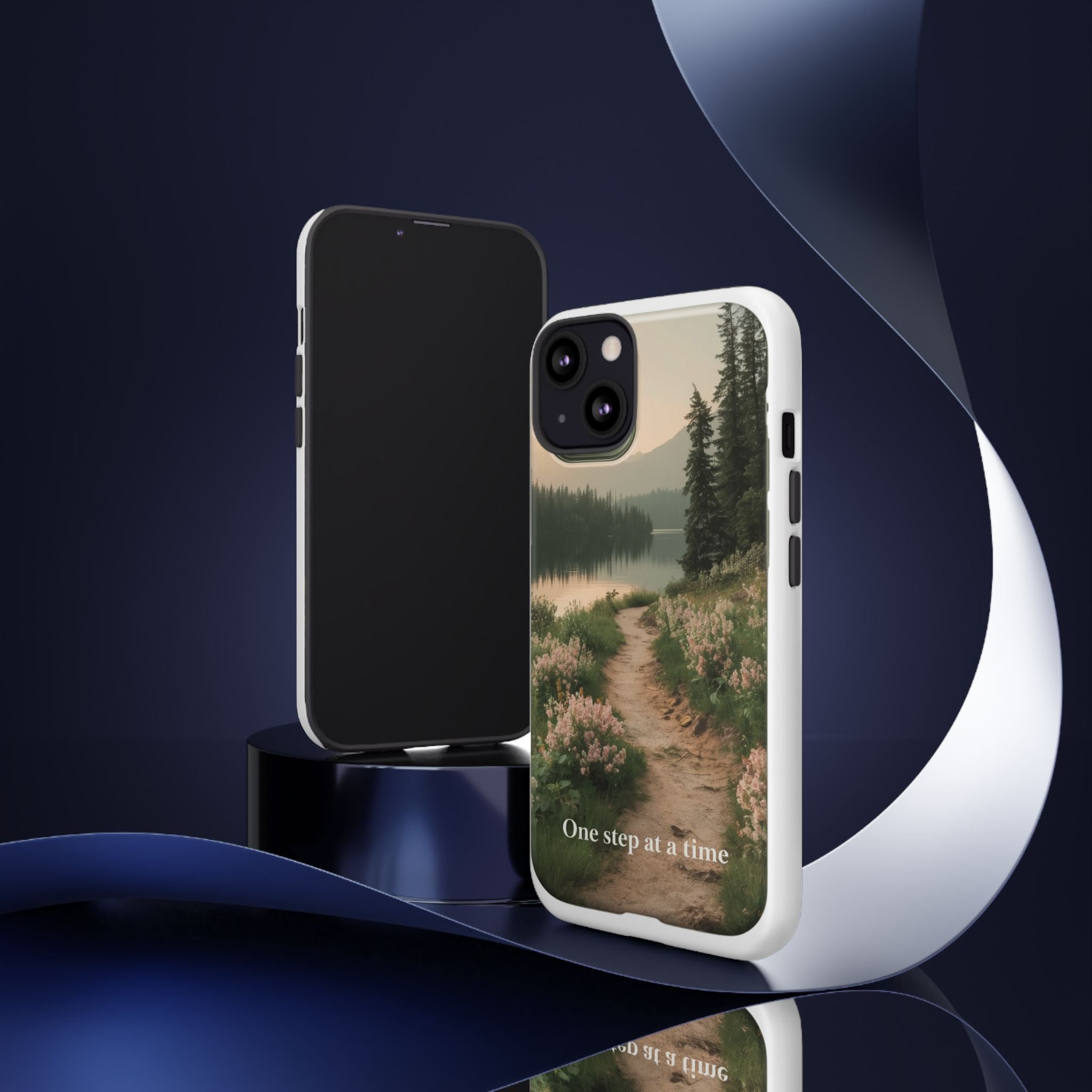 Phone Case — 'One Step at a Time' Scenic Trail Protective Case