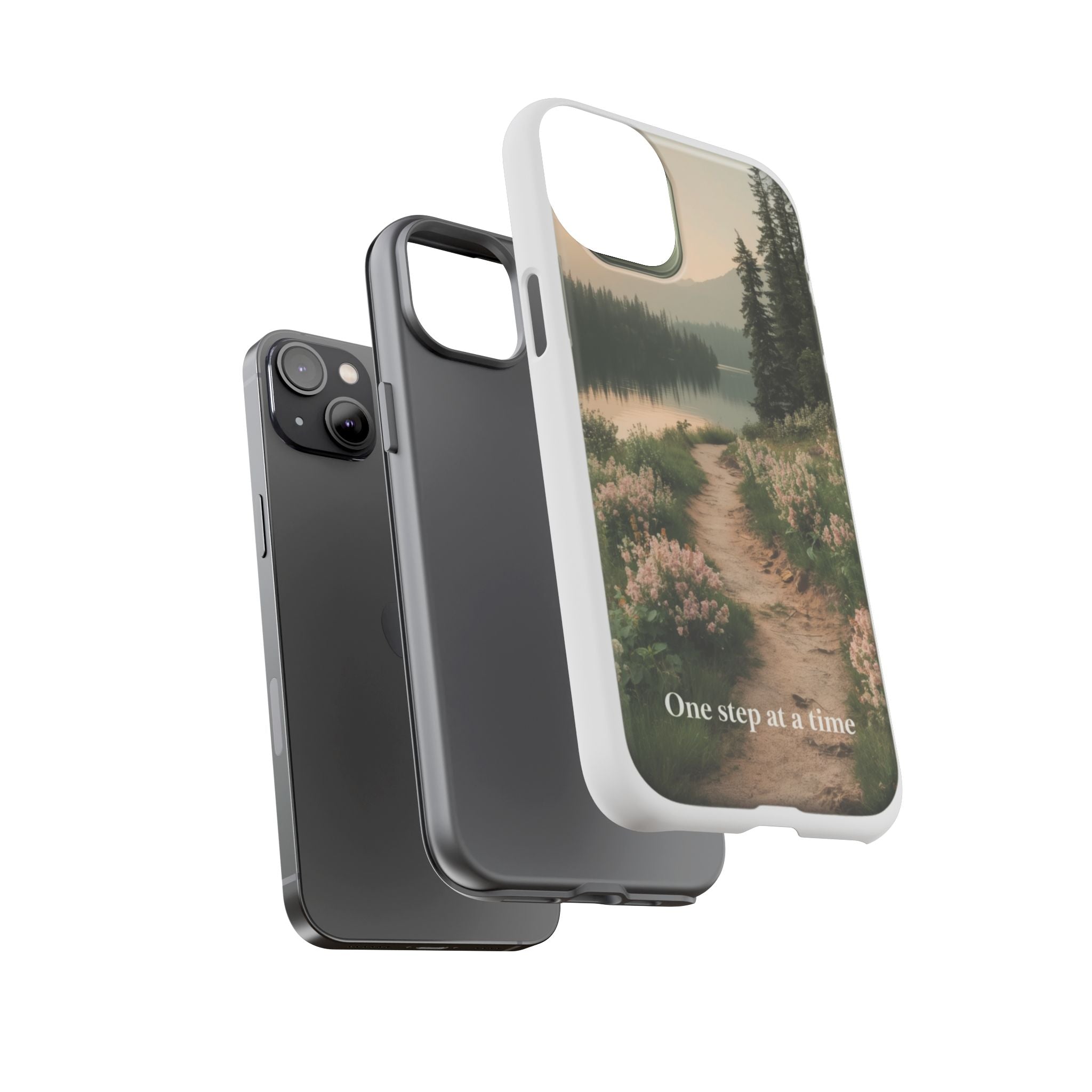 Phone Case — 'One Step at a Time' Scenic Trail Protective Case