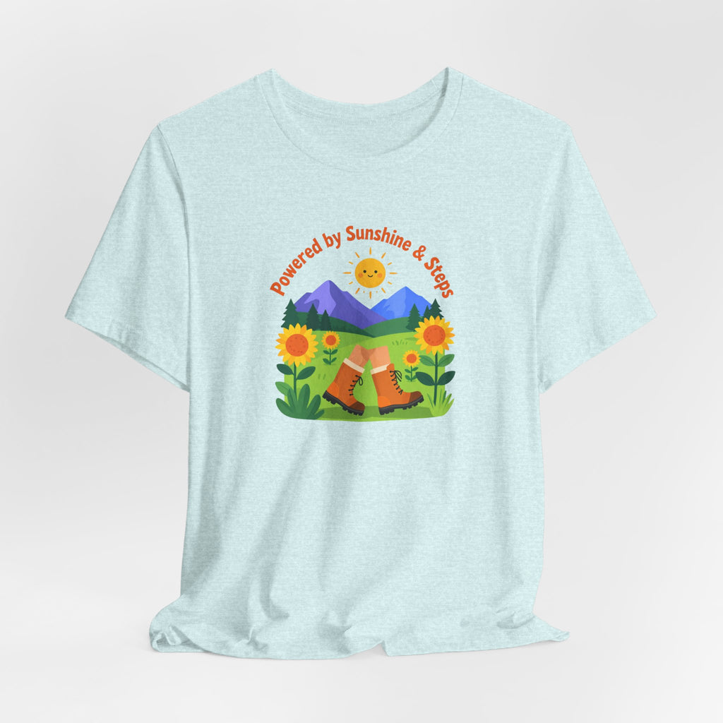 Sunshine & Soil T‑Shirt — Powered by Sunshine & Soil Floral Mountain Tee